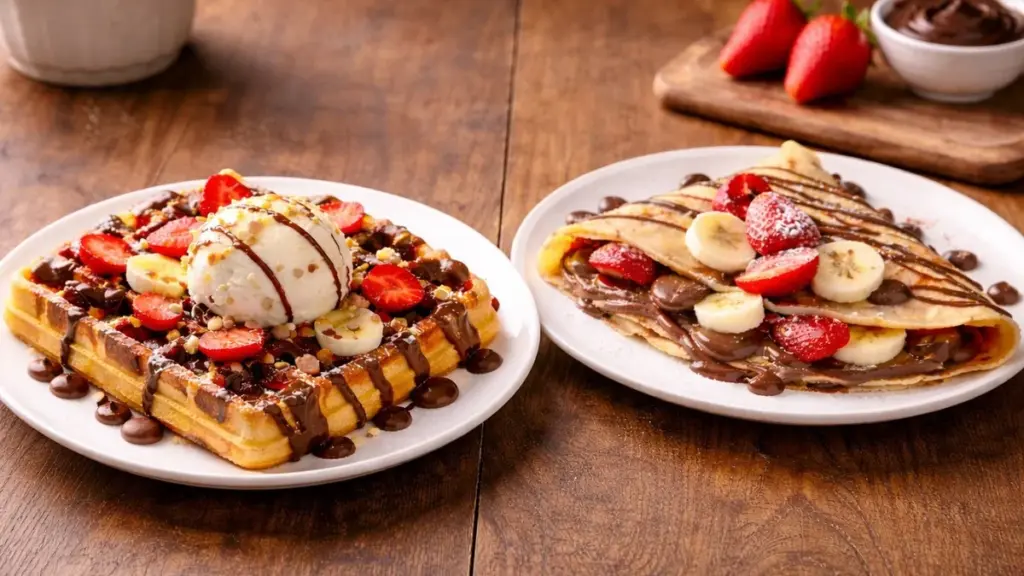 Wafel of crêpe met chocolade? Calorieën, verschillen en wat je best kiest